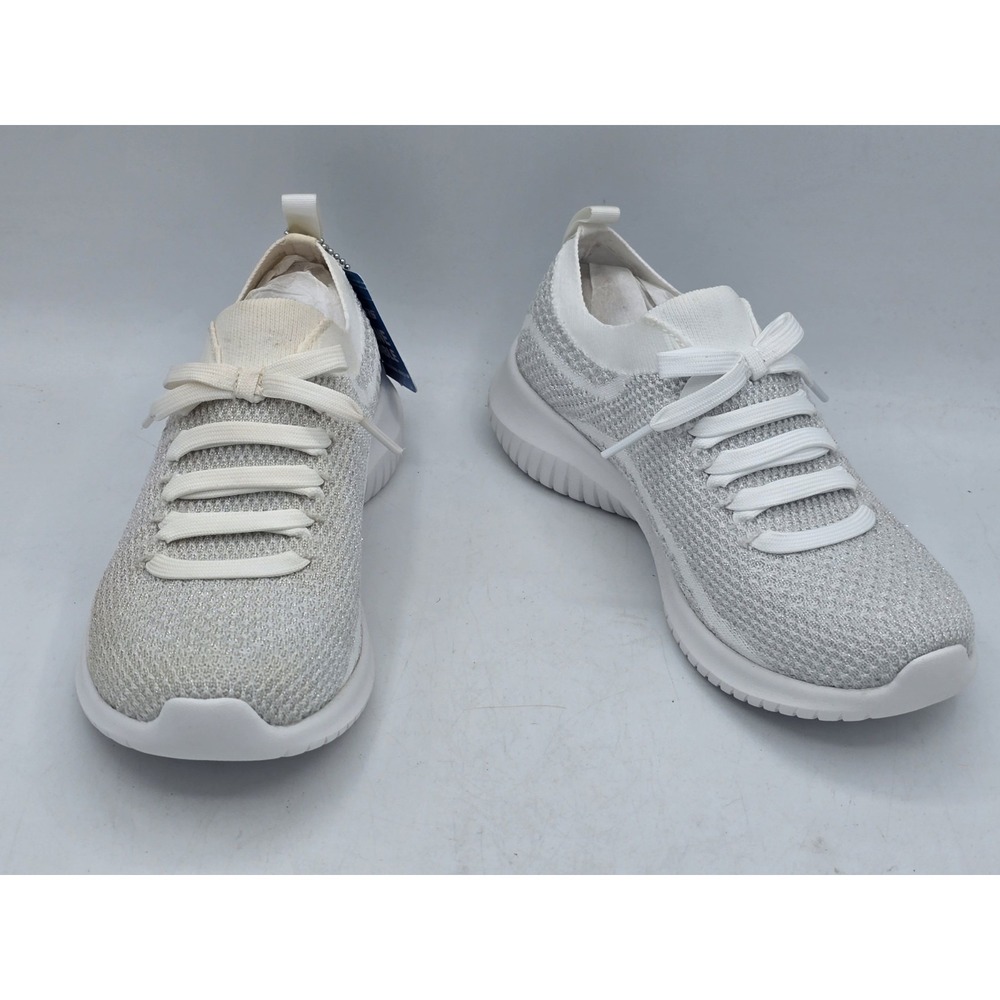 Skechers Womens Ultra Flex Salutations Athletic Shoes White 12843 Textile Sz 5‎